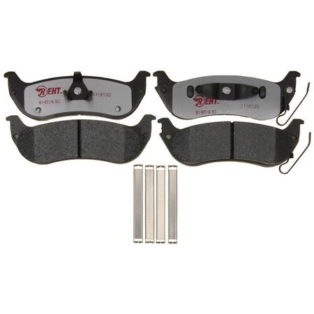 R/M Brakes BRAKE PADS OEM OE Replacement Hybrid Technology Includes Mounting Hardware EHT998H